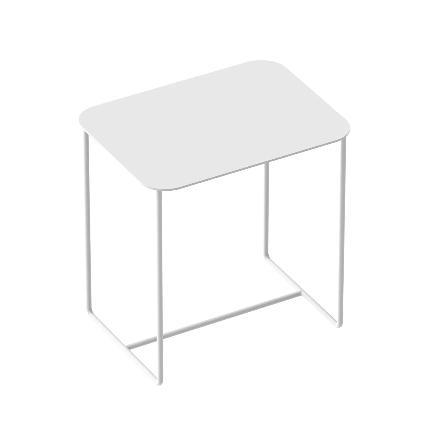 BEISTELLTISCH Solid 02 weiss / schwarz – Bild 5