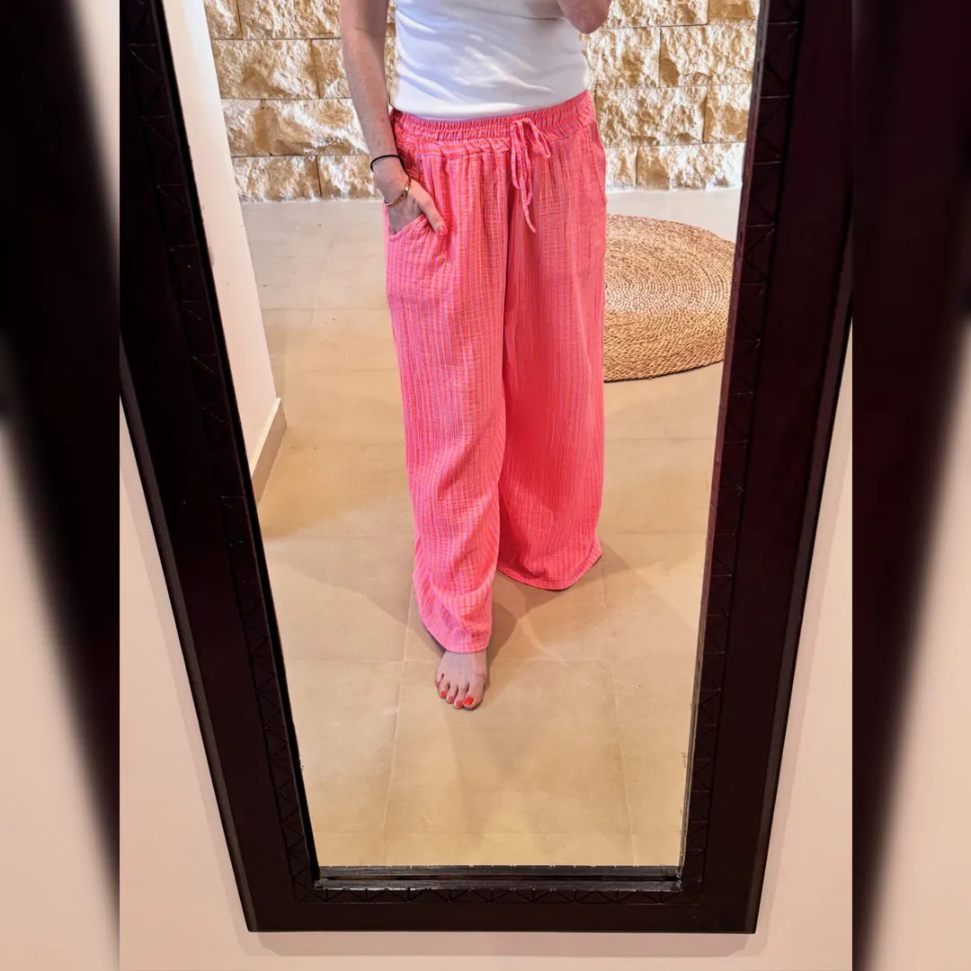 Musselinhose | Neon Coral Orange